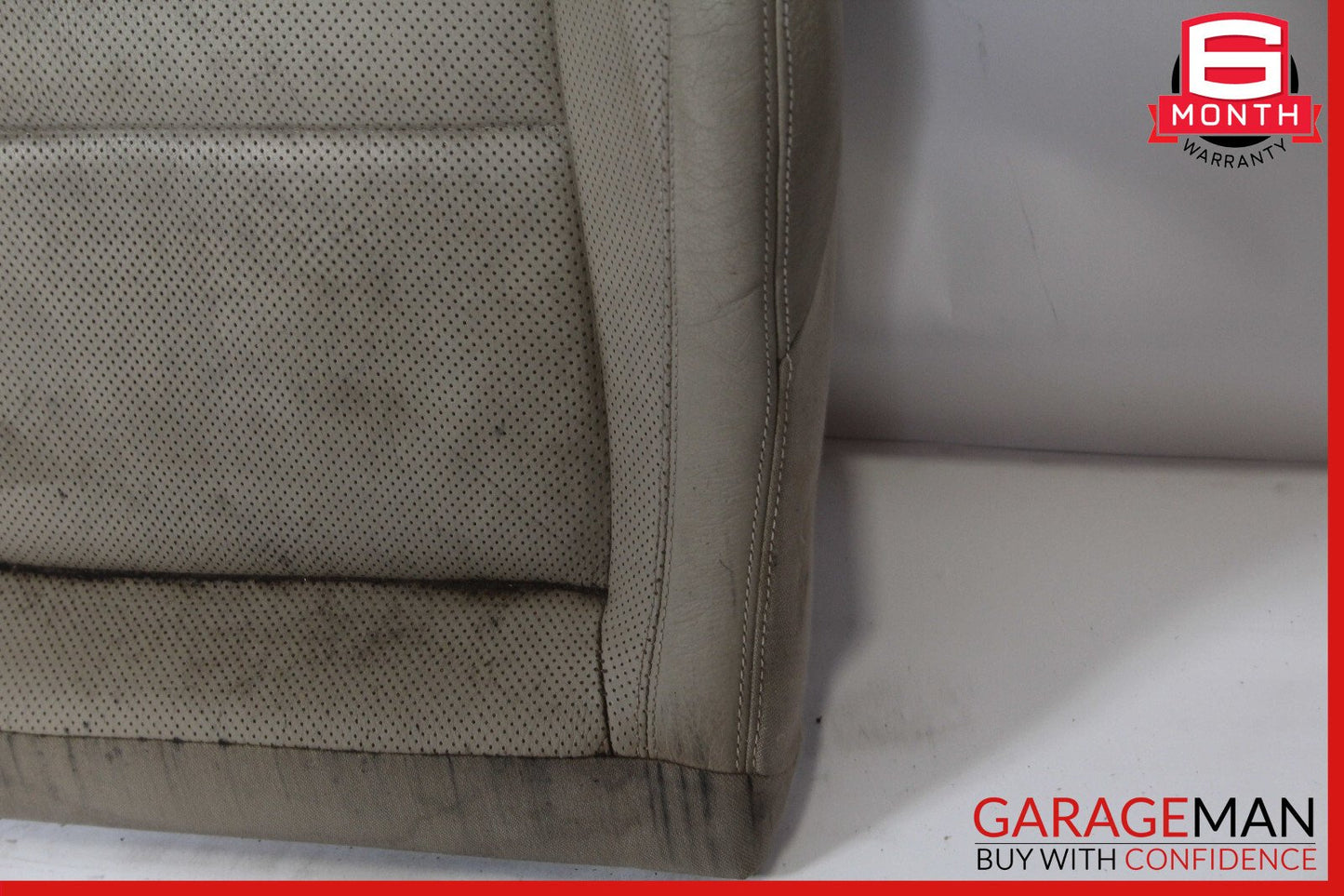 10-17 Mercedes W207 E350 E550 Front Right Lower Bottom Seat Cushion Cover Gray