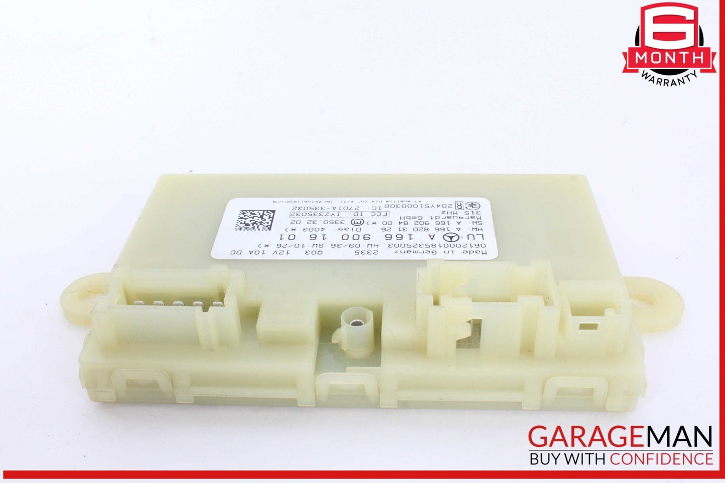 12-16 Mercedes X166 GL450 Keyless Go Entry Control Module 1669001601 OEM