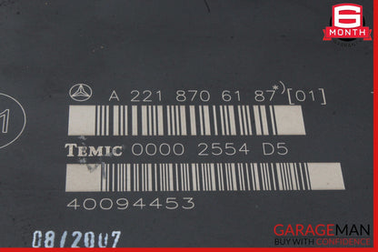 07-09 Mercedes W221 S550 S450 S600 Individual Rear Seats Control Unit Module OEM