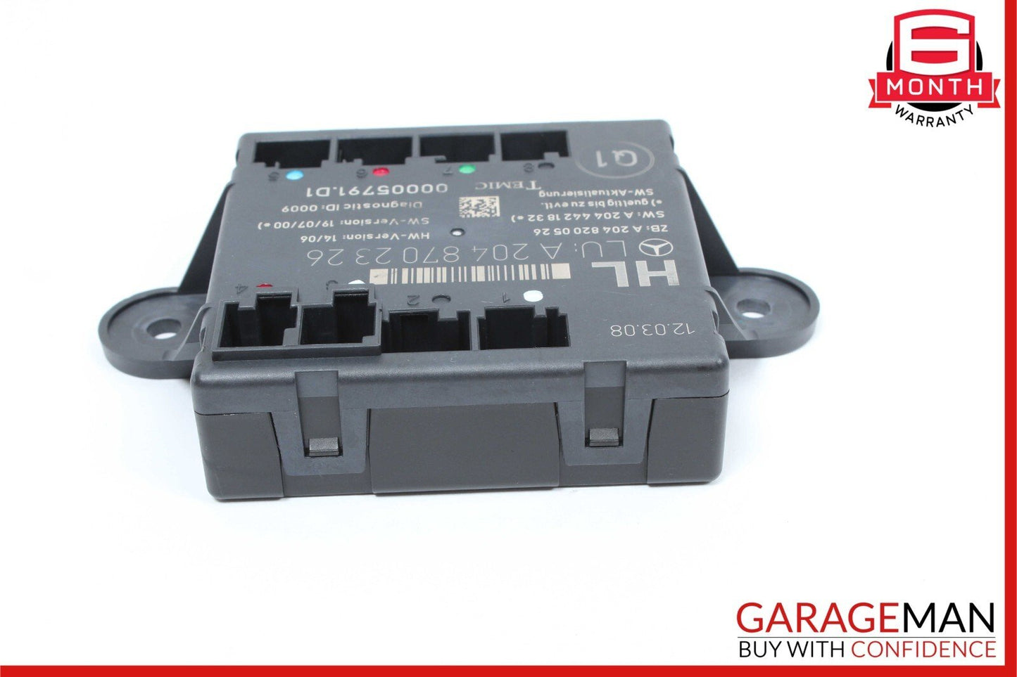 08-18 Mercedes W204 C300 CLS550 GLK350 Rear Left Side Door Control Module OEM