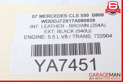 06-11 Mercedes W219 CLS550 CLS500 Rear Left Side Door Controller Module Unit OEM