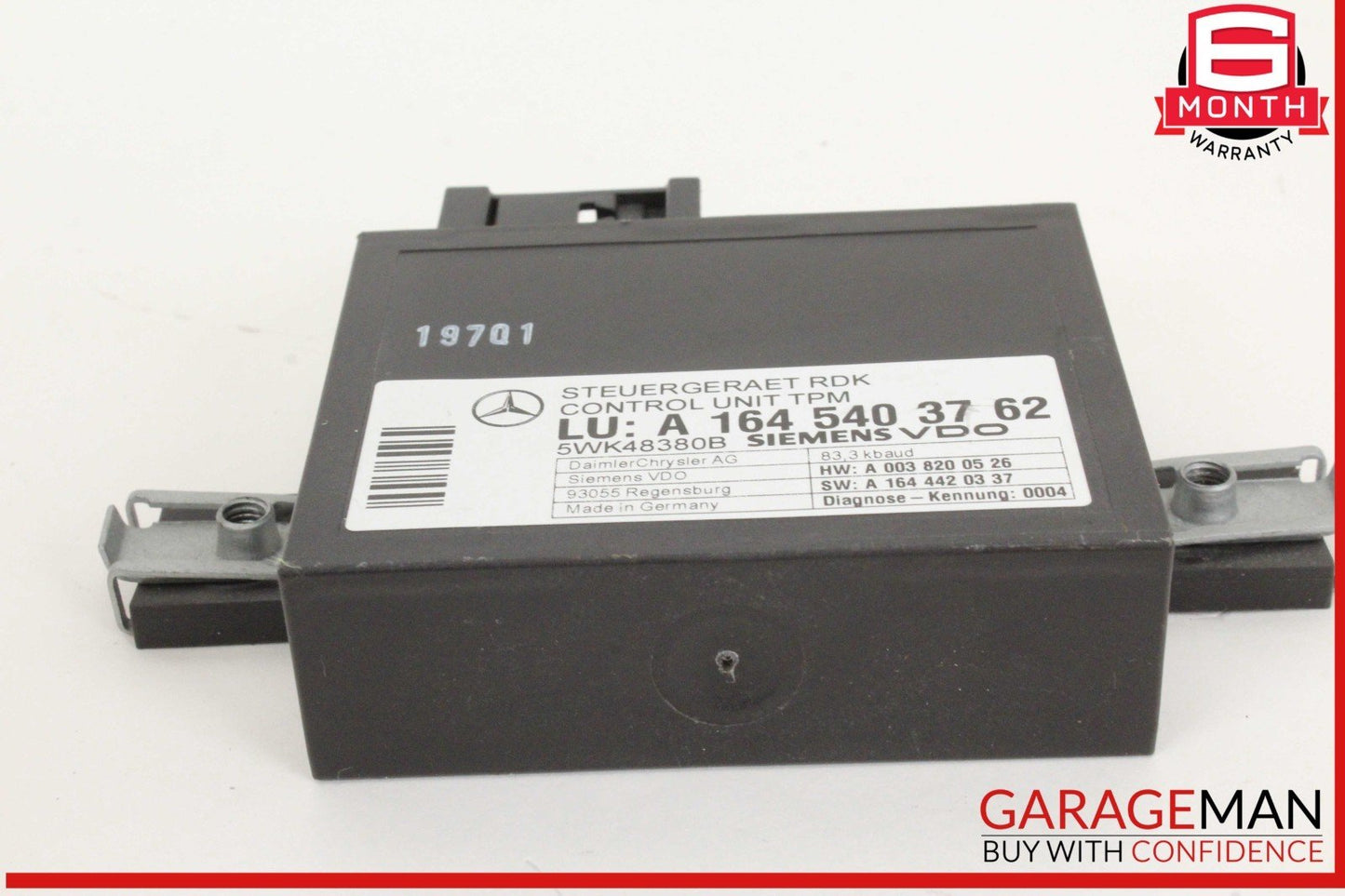 06-13 Mercedes W211 E320 ML350 R350 TPMS Tire Pressure Control 1645403762 OEM