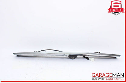 14-17 Maserati Quattroporte S Rear Trunk Lid Moulding Plate w/ Lights & Camera