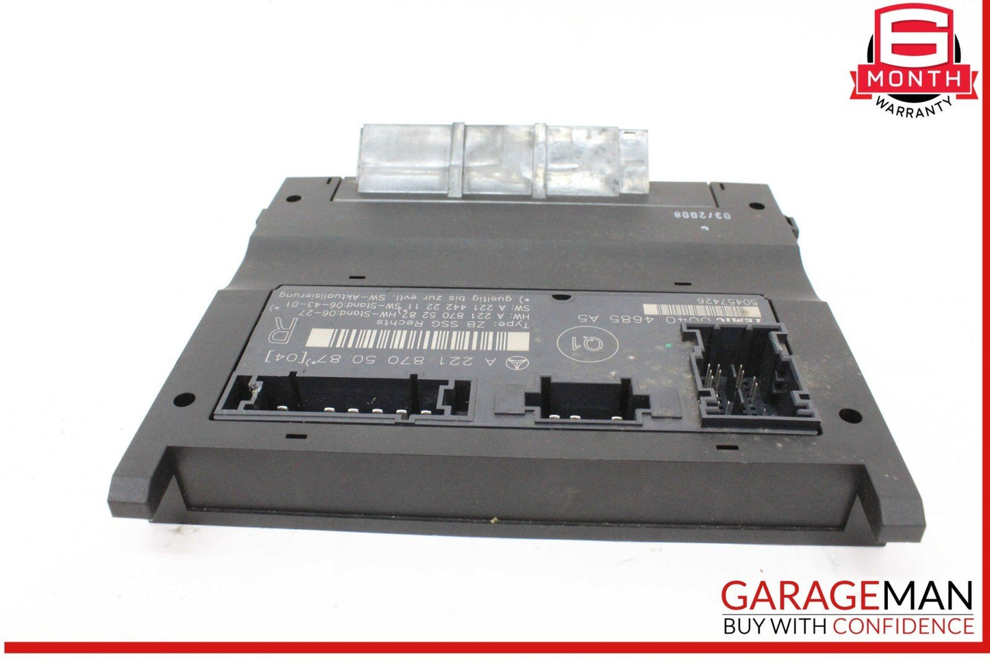 07-13 Mercedes W221 S550 Front Right Side Under Seat Control Module Unit OEM