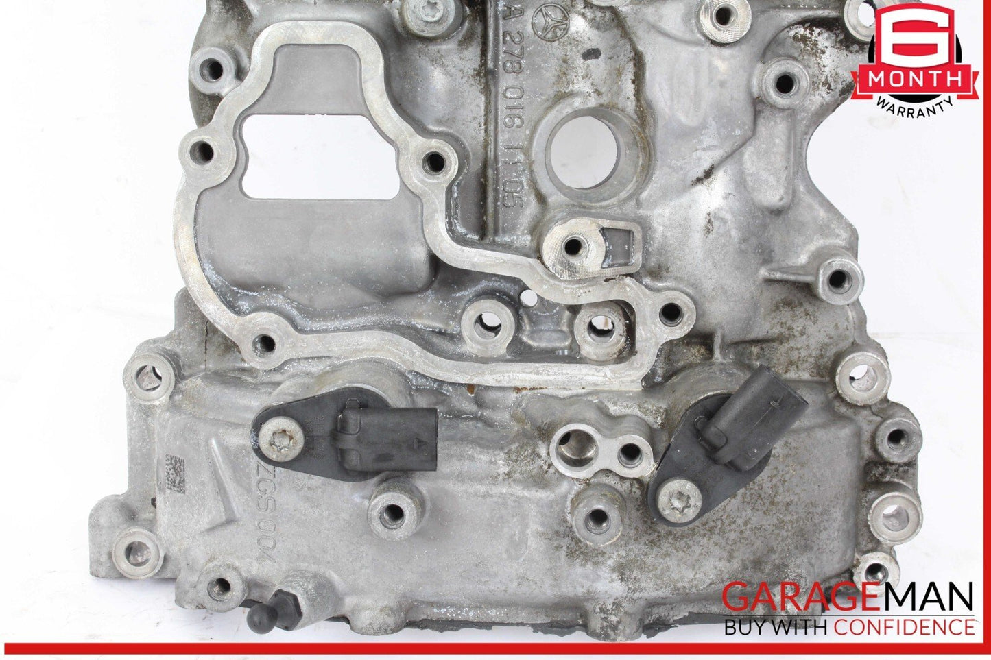 11-20 Mercedes GL450 4MATIC E550 V8 Engine Left Cylinder Head Valve Cover OEM