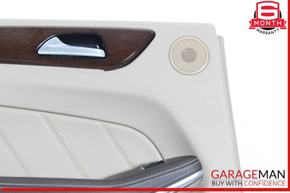 13-16 Mercedes X166 GL450 Rear Left Side Interior Door Panel Cover Trim Assy OEM