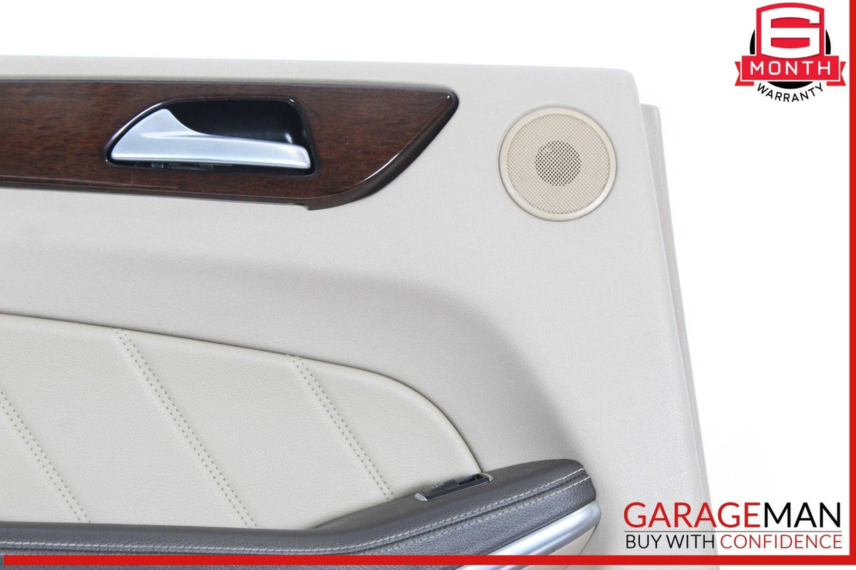 13-16 Mercedes X166 GL450 Rear Left Side Interior Door Panel Cover Trim Assy OEM