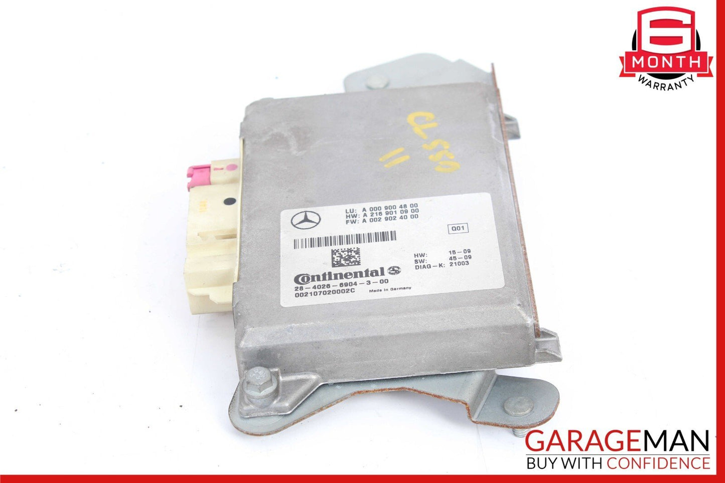 10-13 Mercedes W216 CL550 S550 S63 Cruise Control Video Distance Radar Unit OEM