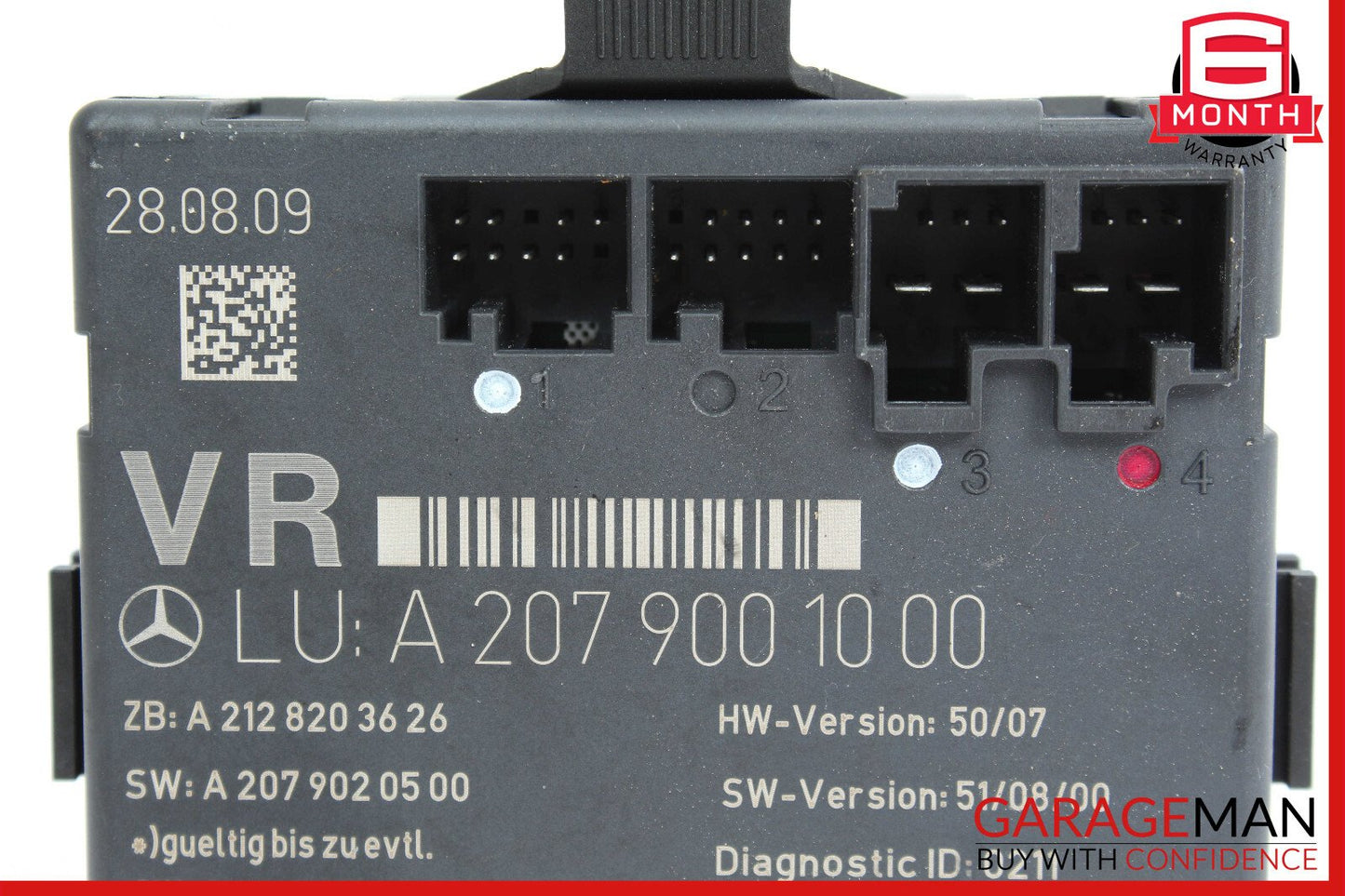10-13 Mercedes W207 E350 Coupe Front Right Side Door Control Module 2079001000