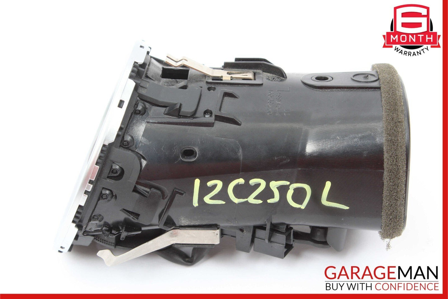 12-14 Mercedes W204 C250 C300 Dash AC A/C Air Vent Grill Left Side Black OEM