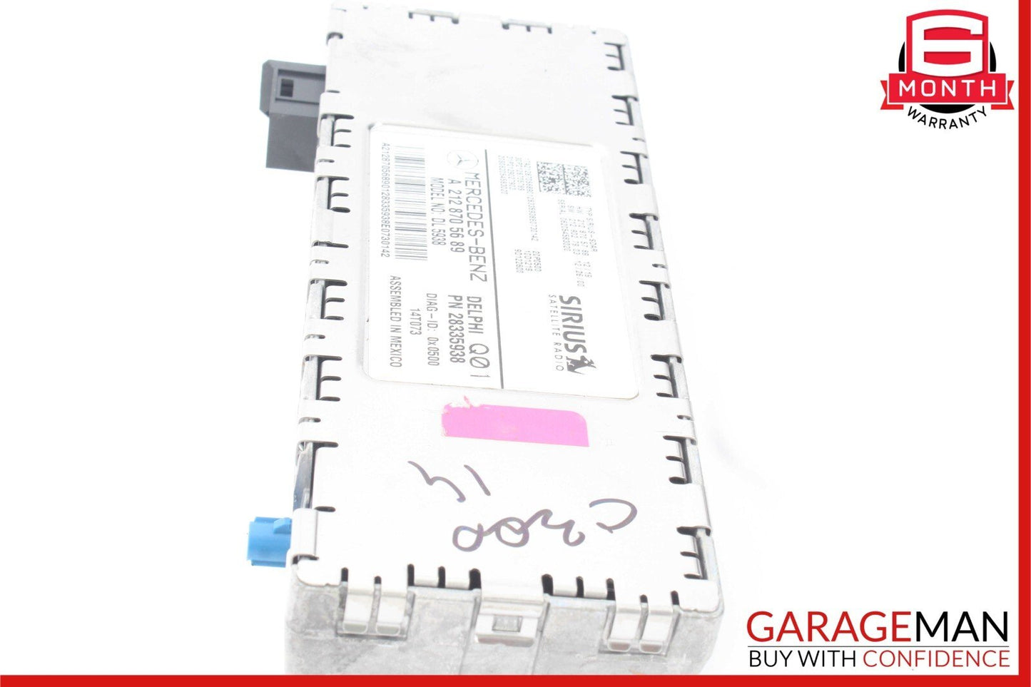 10-16 Mercedes W204 C300 SLK250 E350 Sirius Satellite Radio Receiver Module OEM