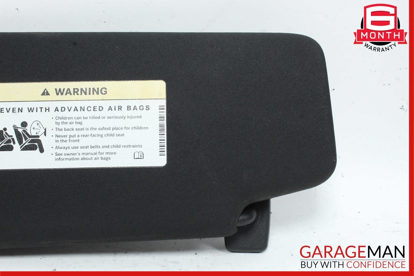 08-14 Mercedes W204 C300 C250 C280 Front Right Side Sunvisor Sun Visor Black