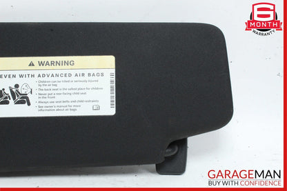 08-14 Mercedes W204 C300 C250 C280 Front Right Side Sunvisor Sun Visor Black