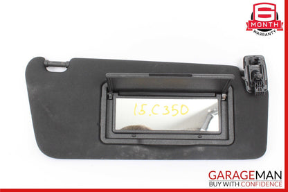 08-15 Mercedes W204 C350 C300 C250 Front Right Sun Visor Sunvisor Shade Black