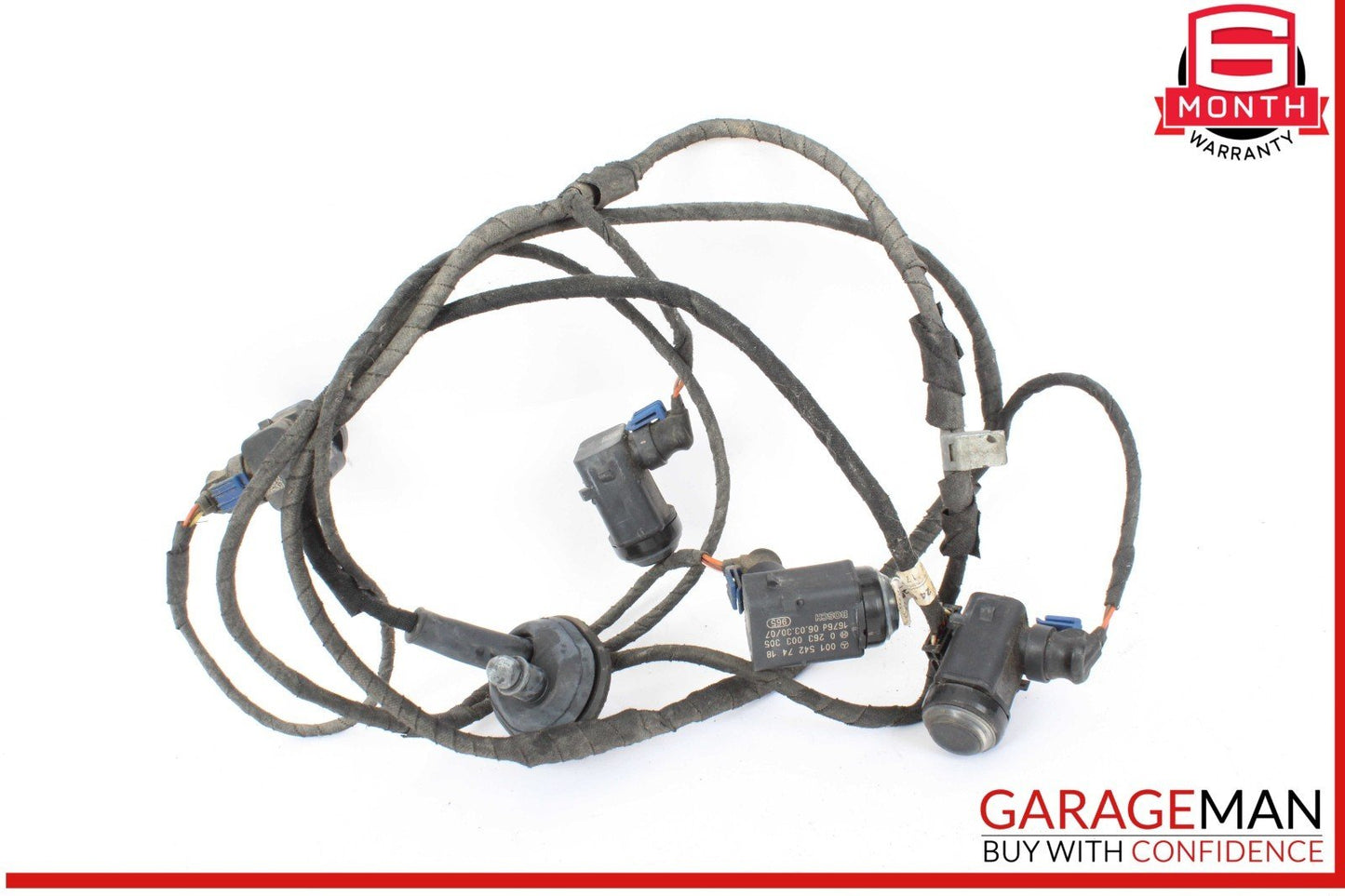 06-12 Mercedes X164 GL450 4MATIC Rear Bumper Parking Sensor Wire Harness Assy