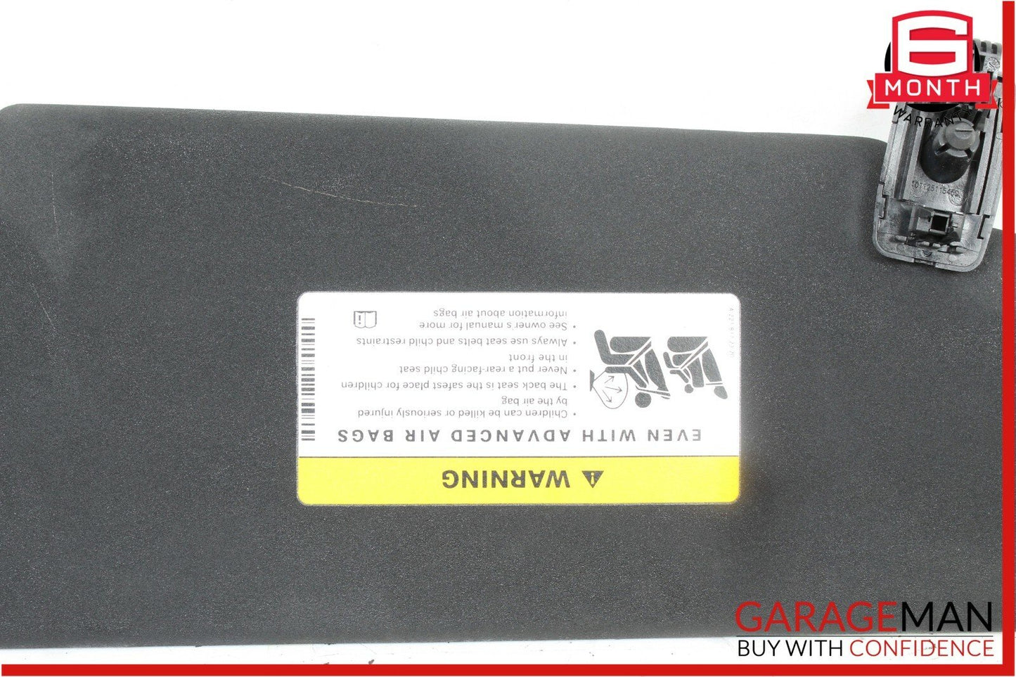 08-14 Mercedes W204 C300 C250 Front Left Side Sun Visor Sunvisor Shade Cover OEM