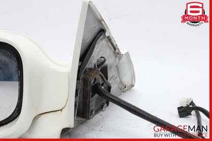 2003 Mercedes R230 SL500 SL55 AMG Front Left Side Rear View Door Mirror White