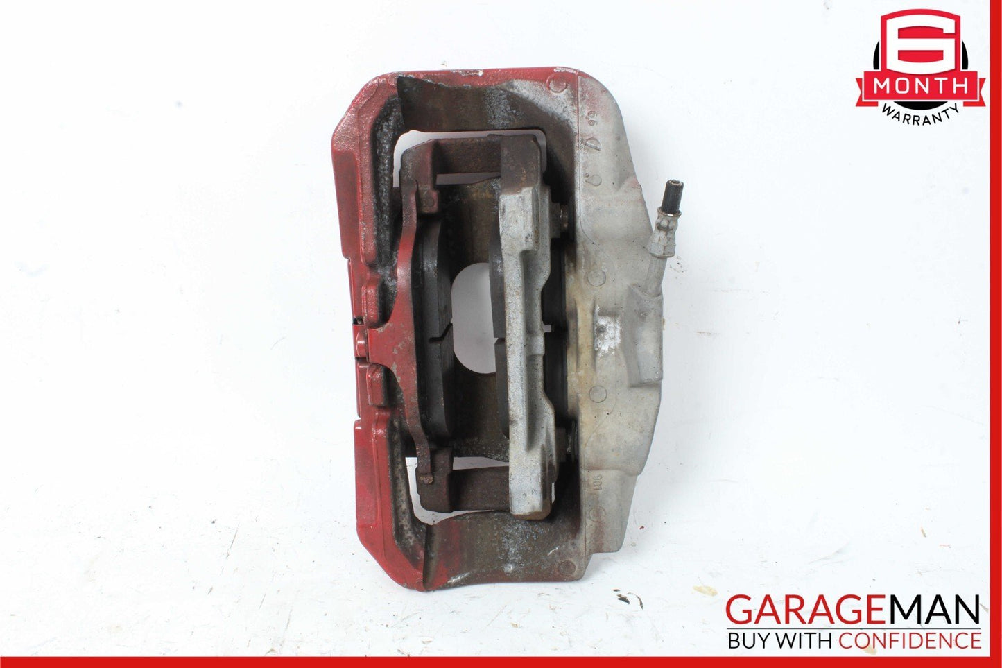 12-18 Audi A7 Front Left Driver Side Brake Caliper Red