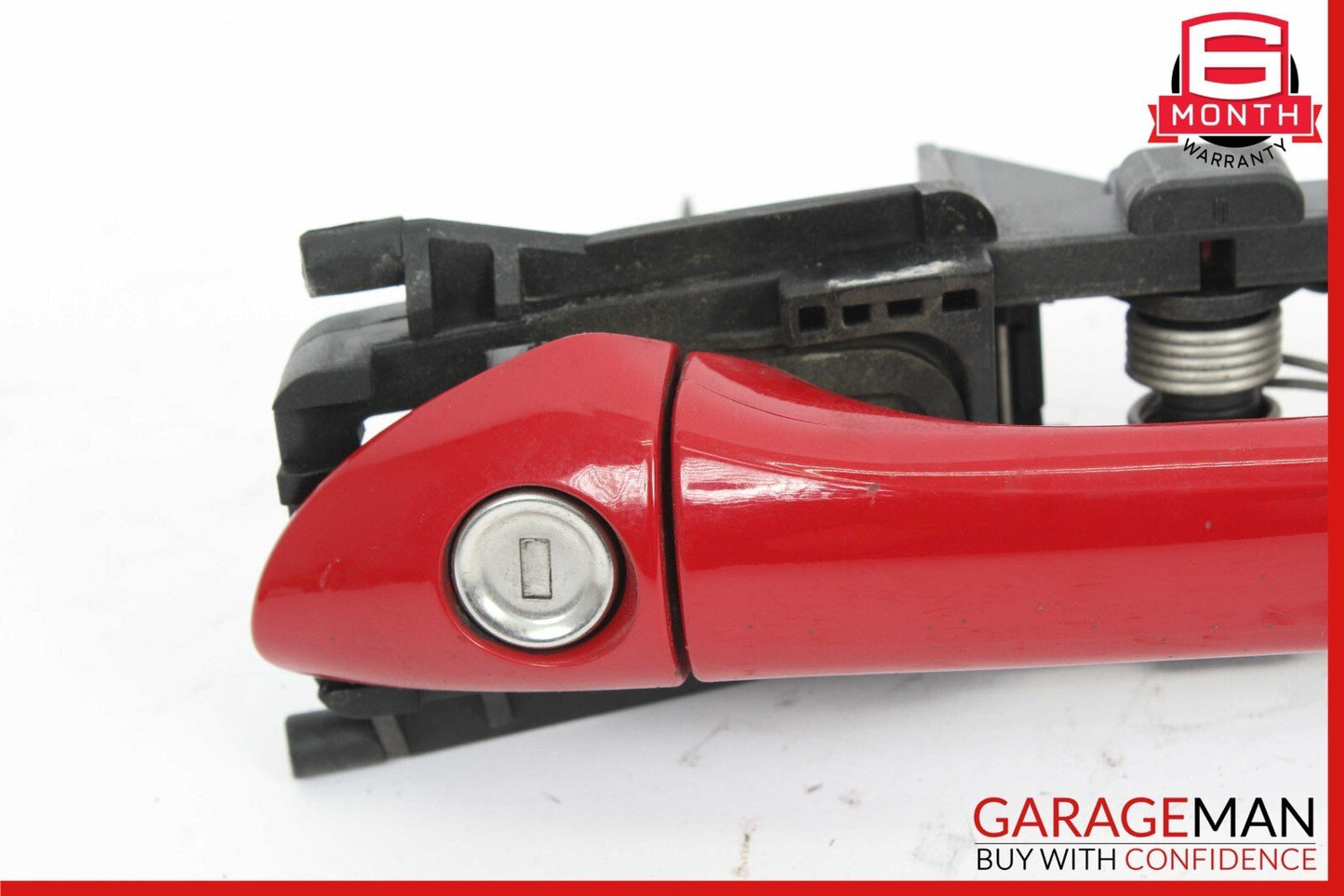 05-11 Mercedes R171 SLK350 Front Left Driver Side Exterior Door Handle Red OEM