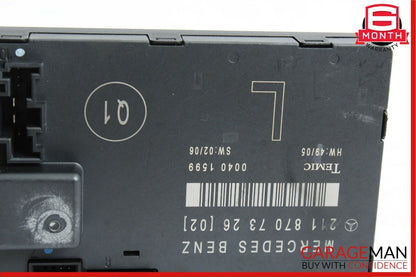 03-09 Mercedes W211 E320 E350 E63 AMG Front Left Side Door Controller Module