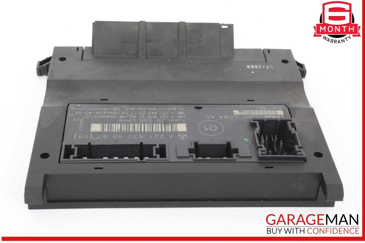07-13 Mercedes W221 S550 S63 AMG Front Left Driver Side Under Seat Control Unit