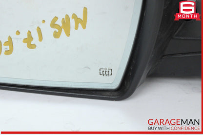 14-17 Maserati Quattroporte Ghibli Front Left Side Mirror Door Rear View White