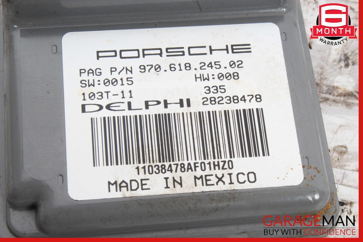 10-16 Porsche Panamera Front Right Passenger Seat Occupant Sensor Module OEM