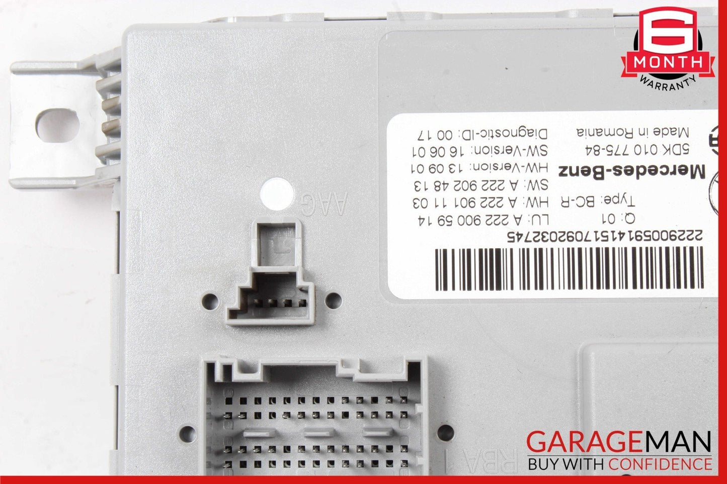 15-18 Mercedes W205 C300 C400 C350e Rear Trunk SAM Control Module Unit OEM