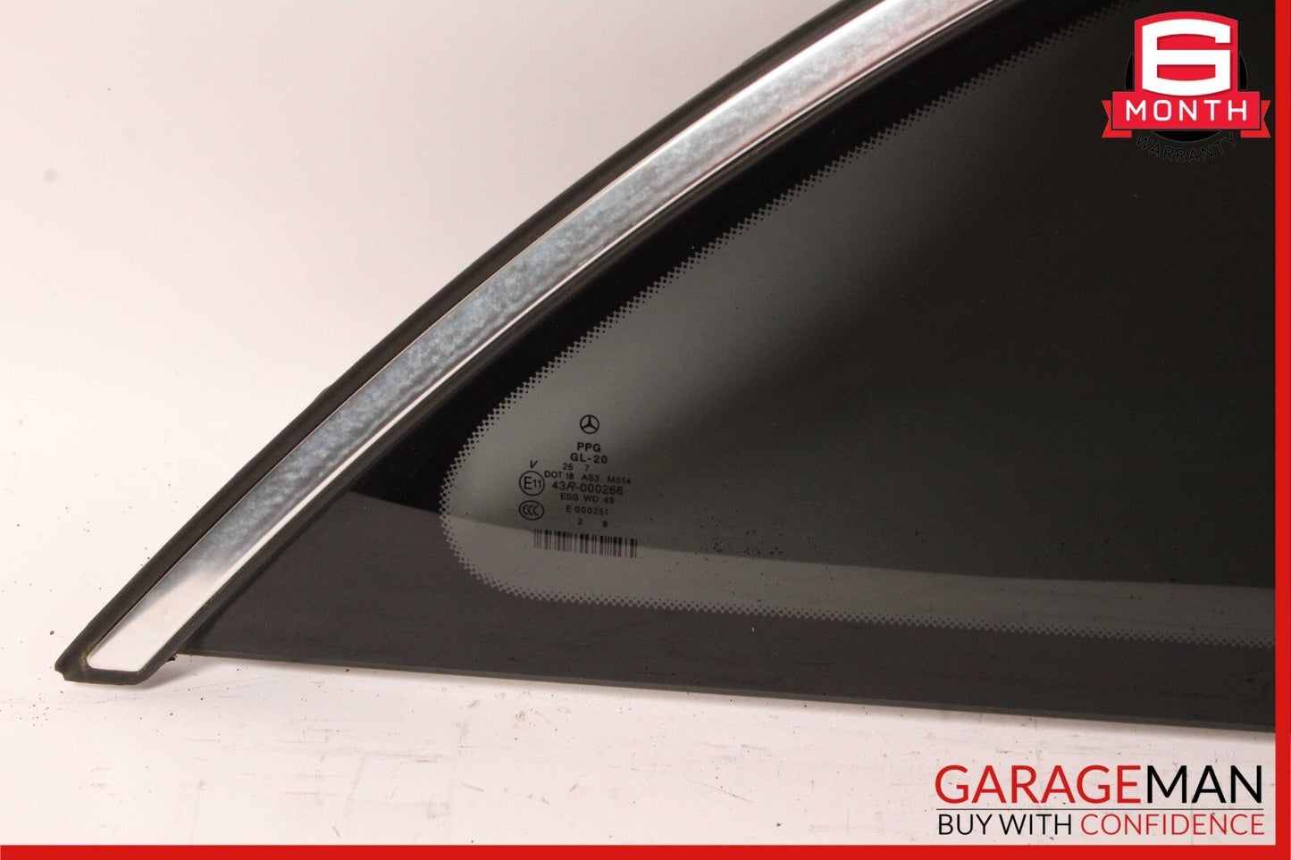 06-13 Mercedes W251 R350 Rear Right Passenger Door Quarter Window Auto Glass OEM