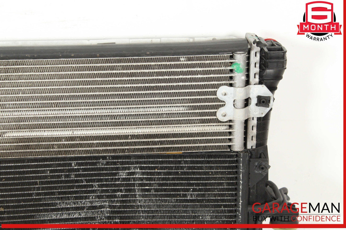 03-06 Porsche Cayenne 955 Engine Motor Cooling Radiator AC A/C Condenser Assy