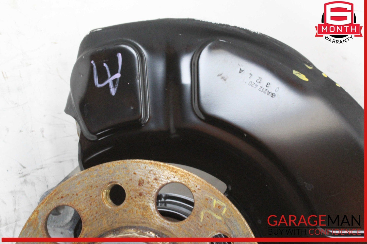 10-16 Mercedes W212 E350 E250 Front Left Side Spindle Knuckle Wheel Hub OEM