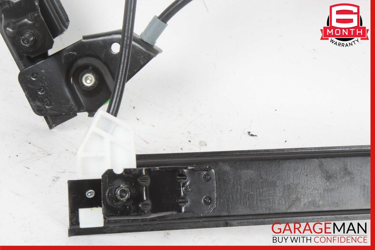 03-13 Maserati Quattroporte M139 Front Left Side Window Regulator w/o Motor OEM