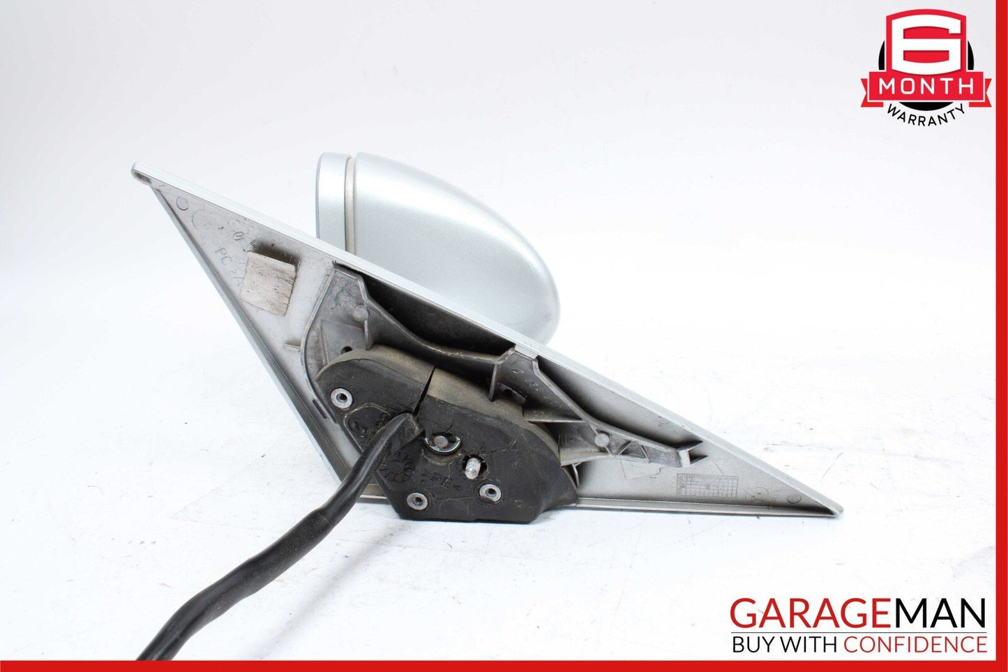 06-08 Mercedes W219 CLS500 Front Left Side Door Mirror Rear View Cubanite Silver