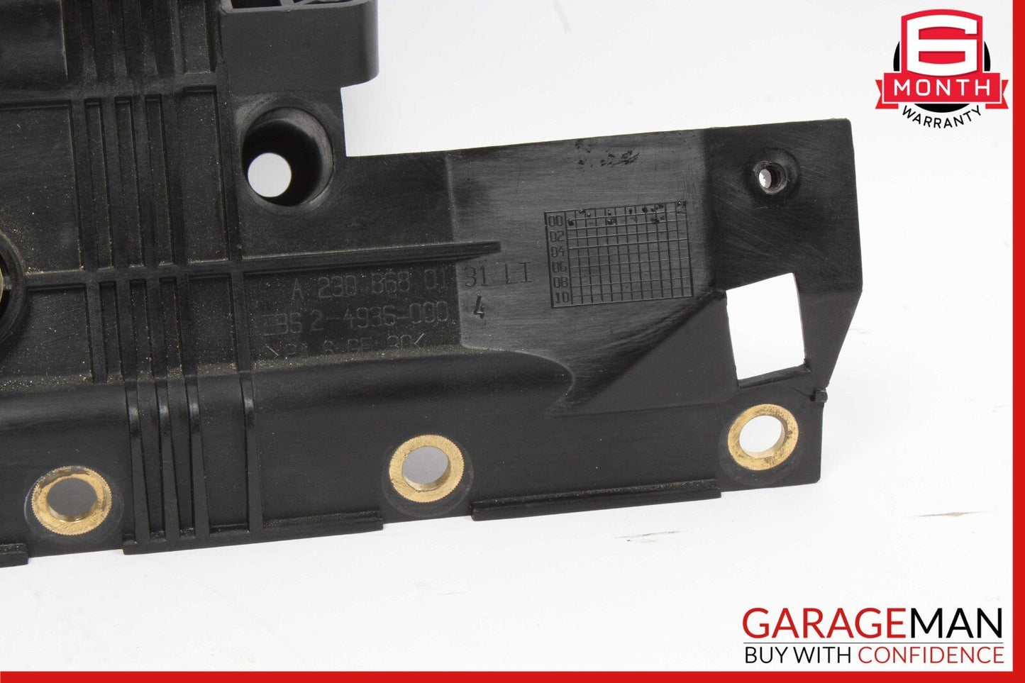 03-08 Mercedes R230 SL500 Rear Left Luggage Seatbelt Retractor Speaker Black OEM