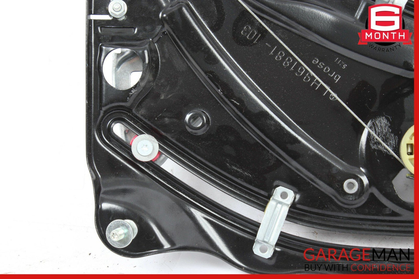 10-16 Mercedes W207 E350 Coupe Rear Left Door Window Regulator Frame w/o Motor