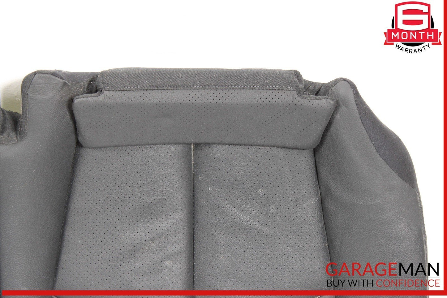 03-06 Mercedes W211 E320 E500 E55 AMG Rear Seat Lower Cushion Leather Black OEM