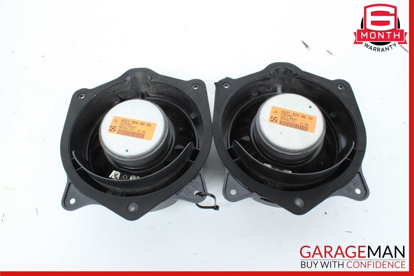 10-13 Mercedes W221 S550 S350 S400 Rear Door Loud Speaker Speakers Set of 2 Pc