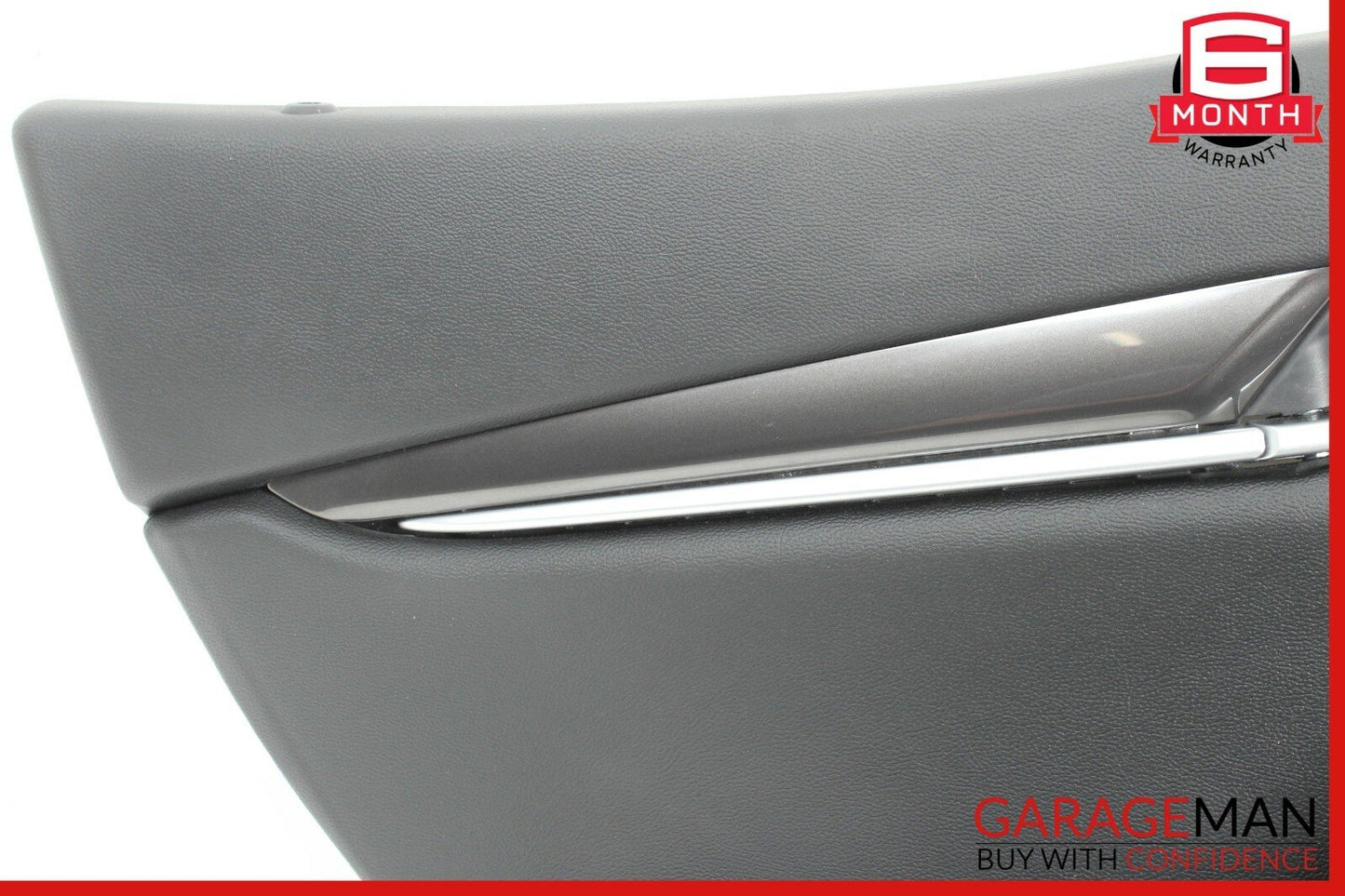 14-17 Maserati Ghibli Rear Left Side Complete Interior Door Panel Cover Black