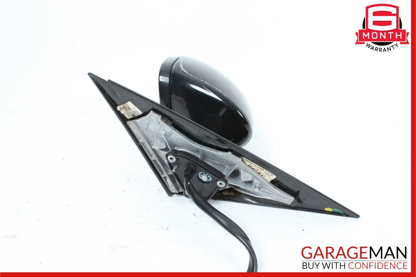 07-09 Mercedes W221 S550 S600 Front Left Side Mirror Door Rear View Black OEM
