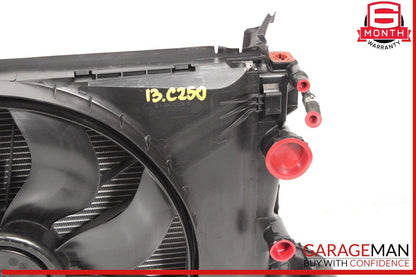 08-14 Mercedes W204 C250 E550 Engine Radiator Condenser Cooling Fan Motor Assy