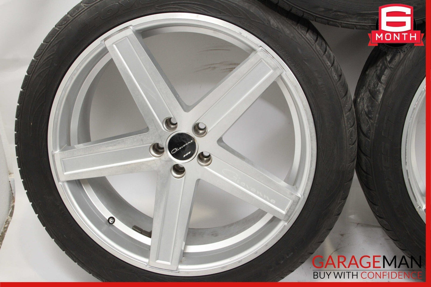 Giovanna Wheel Tire Rim Set of 4 Pc 22x9J Tires 285/40 R22 110V