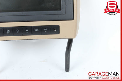 07-12 Mercedes GL450 R550 ML450 Seat Headrest Screen Monitor Display Trim Brown