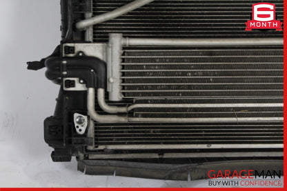 11-13 Mercedes W212 E350 Diesel Engine Cooling Fan Radiator A/C Condenser Assy