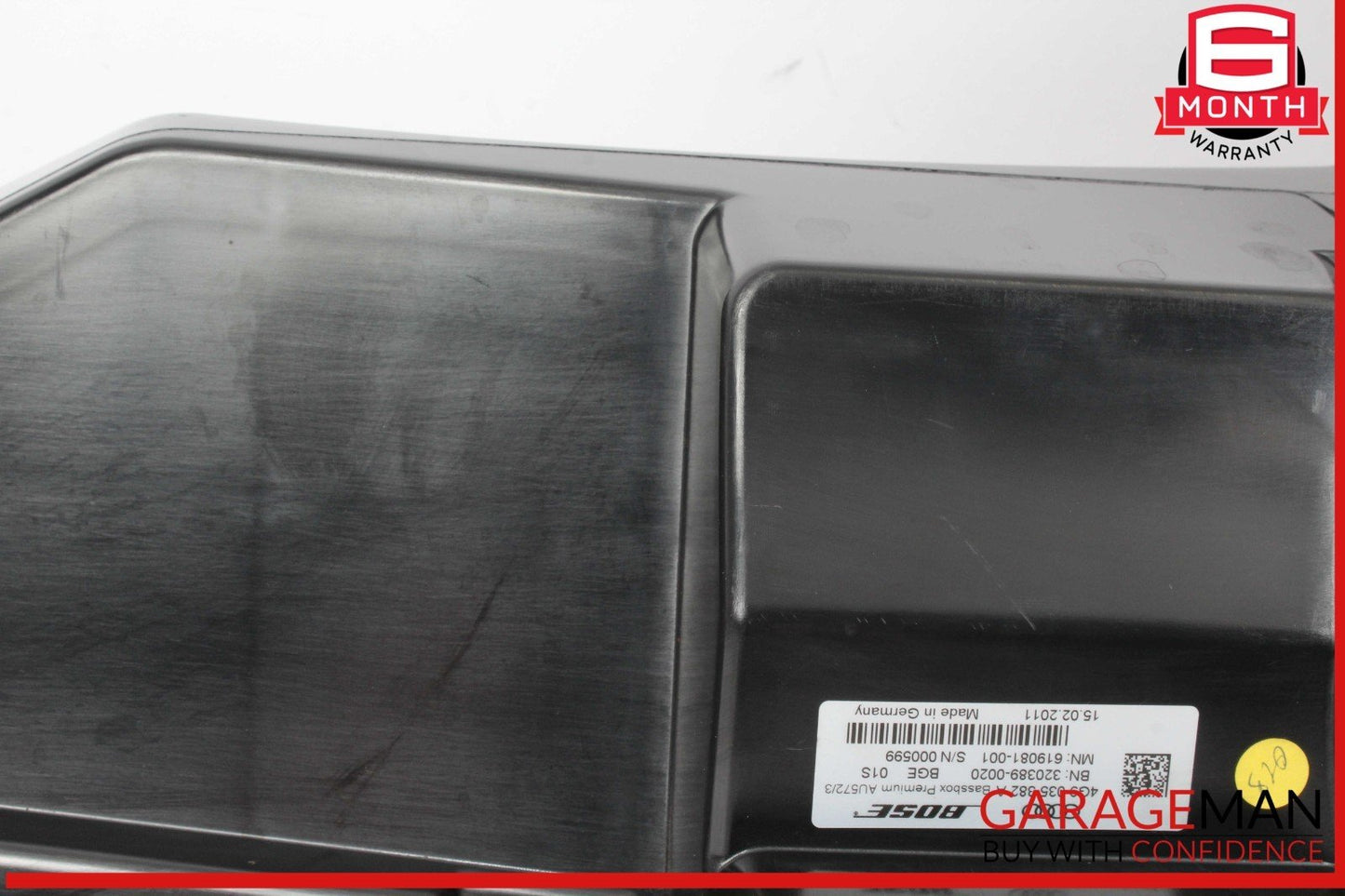 12-18 Audi A7 Bose Rear Trunk Subwoofer Sub Woofer Audio Speaker Box OEM
