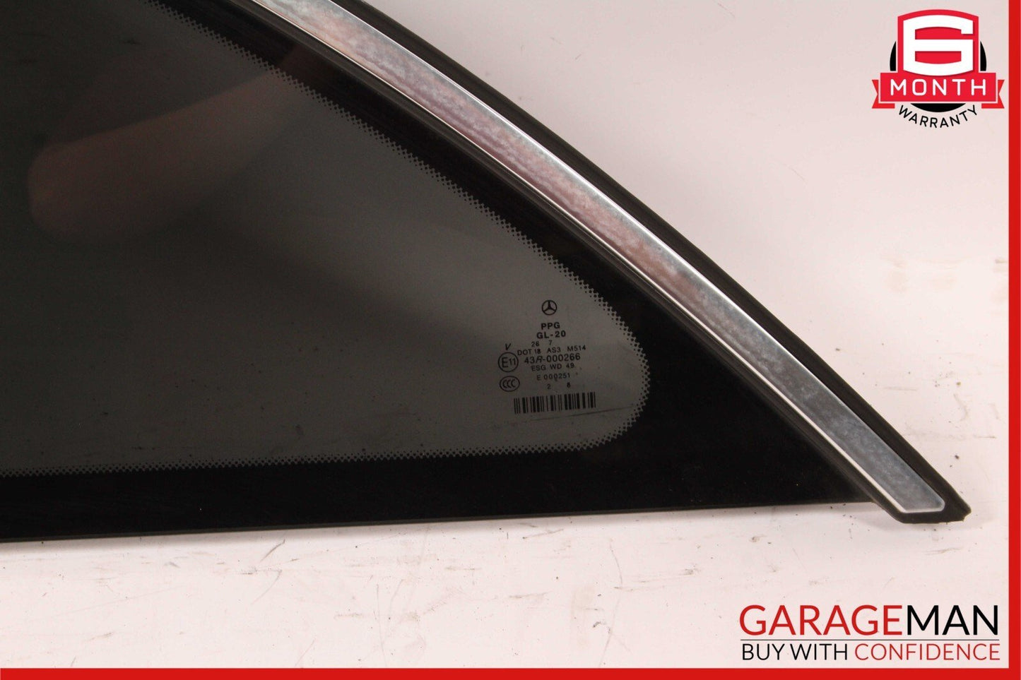 06-13 Mercedes W251 R350 Rear Left Driver Side Door Quarter Window Auto Glass