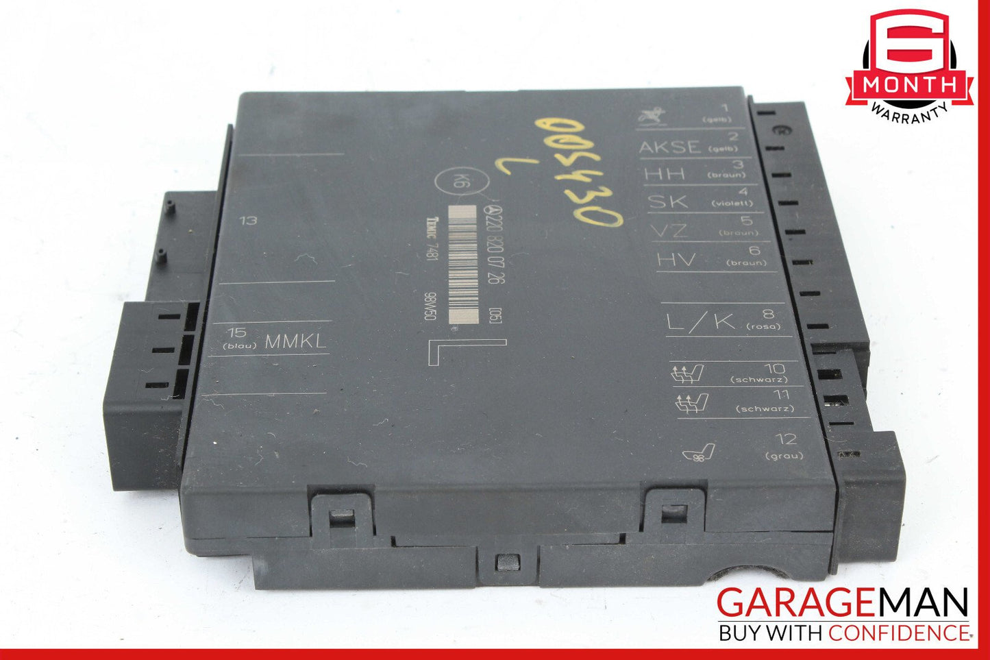 00-06 Mercedes W220 S430 S55 AMG Front Left Side Seat Control Module Unit OEM