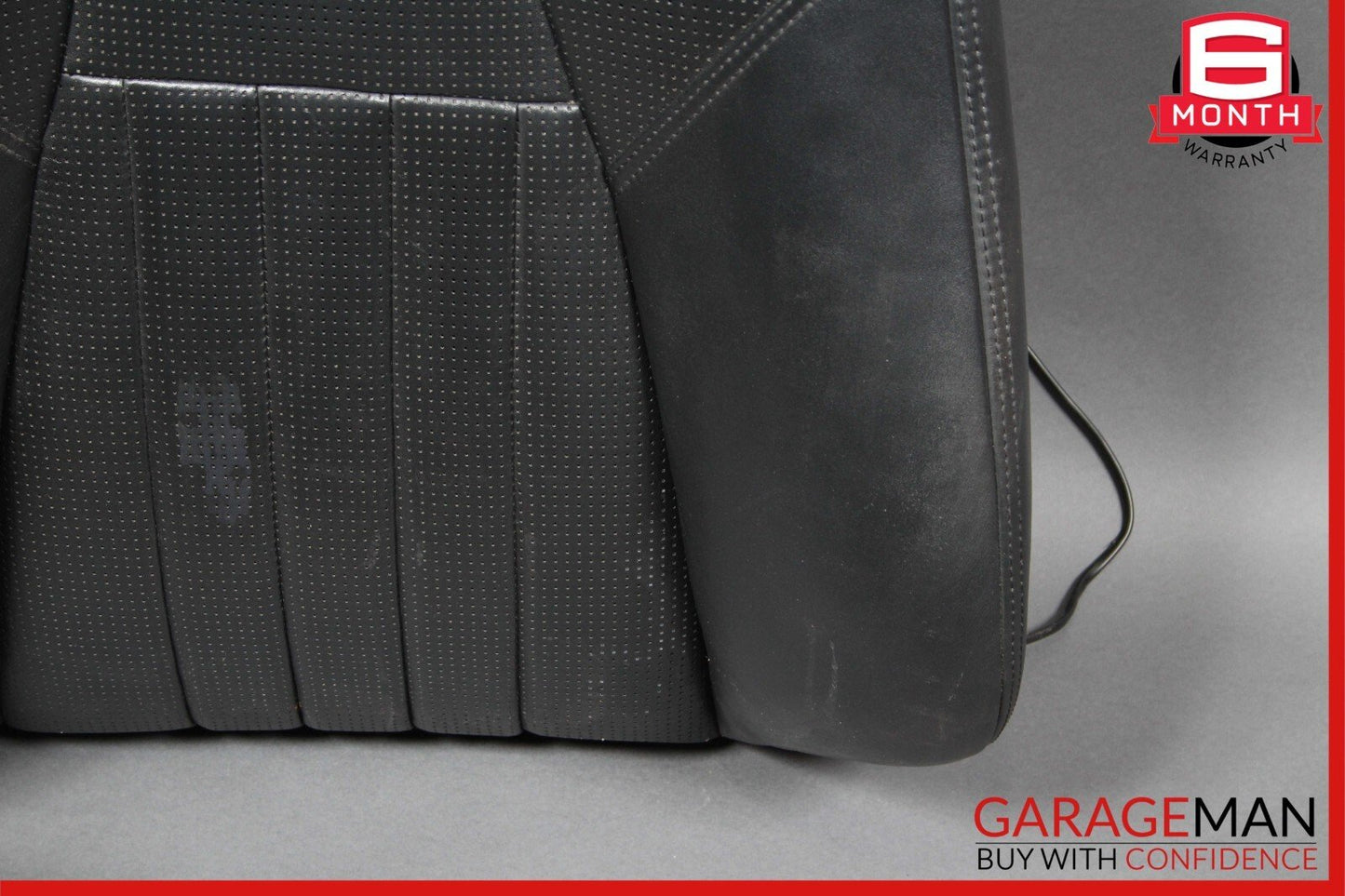 03-06 Mercedes W220 S55 AMG Front Left / Right Top Upper Seat Cushion Black