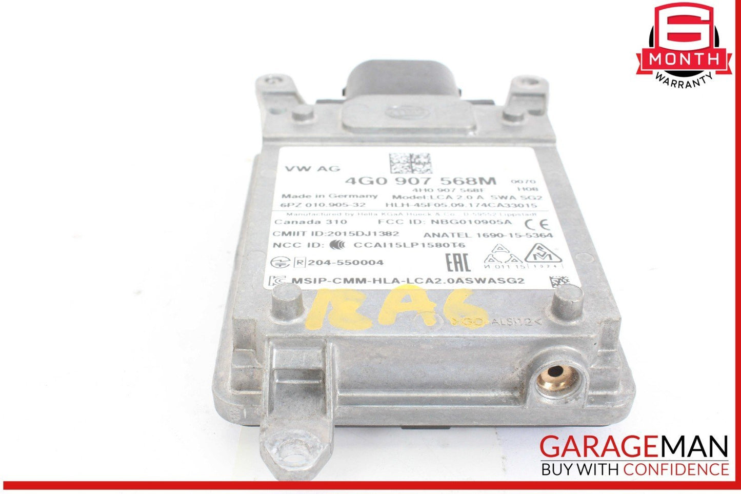 12-18 Audi A6 A7 Rear Left Driver Side Lane Assist Blind Spot Radar Sensor OEM