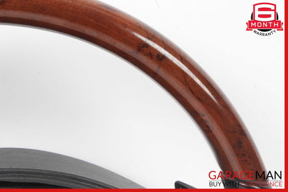 10-13 Mercedes W221 S550 S600 Steering Wheel w/ Paddle Shifters Wood Anthracite