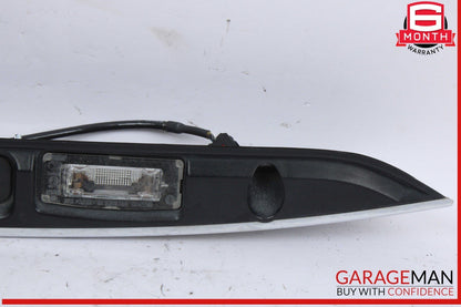 14-17 Maserati Ghibli Rear Trunk Lid Parking Camera Molding Panel Assembly OEM